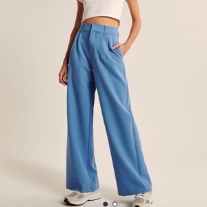 Abercrombie Wide Leg Tailored Pants
